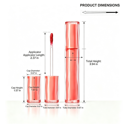 Velvet Smooth Lip Glaze, Hydrating Non‑Drying Liquid Lip Makeup
